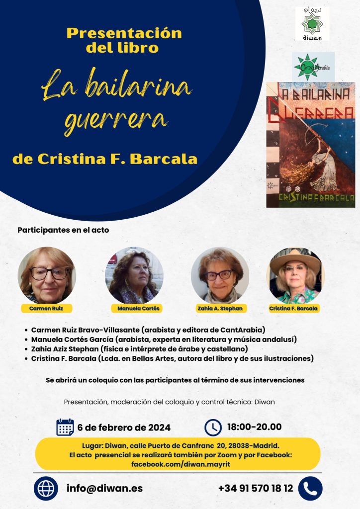 La Bailarina Guerrera, de Cristina F. Barcala

Presentación en Librería Diwan (Madrid)